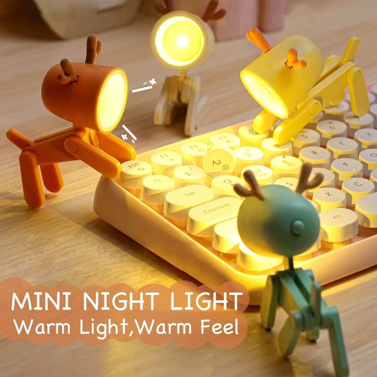 GlowDeer Mini LED Desk & Night Lamp